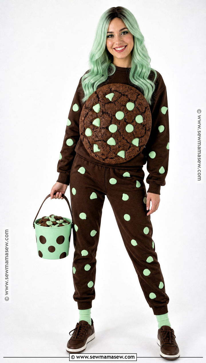 Mint Chocolate Cookie Costume - 35 Cookie Costume Ideas