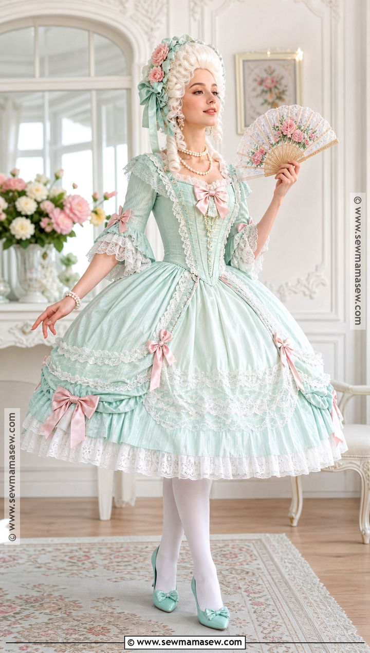 Mint Green Marie Antoinette Costume - 35 marie antoinette costume halloween ideas