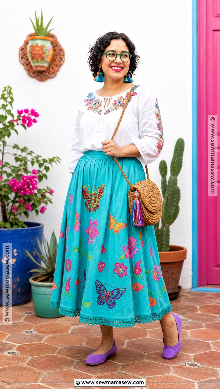 Mirabel Costume With Embroidered Skirt - 35 disney costume ideas