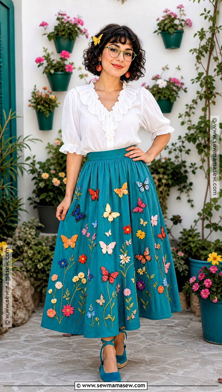 Mirabel Costume With Embroidered Skirt - 40 disney costume ideas