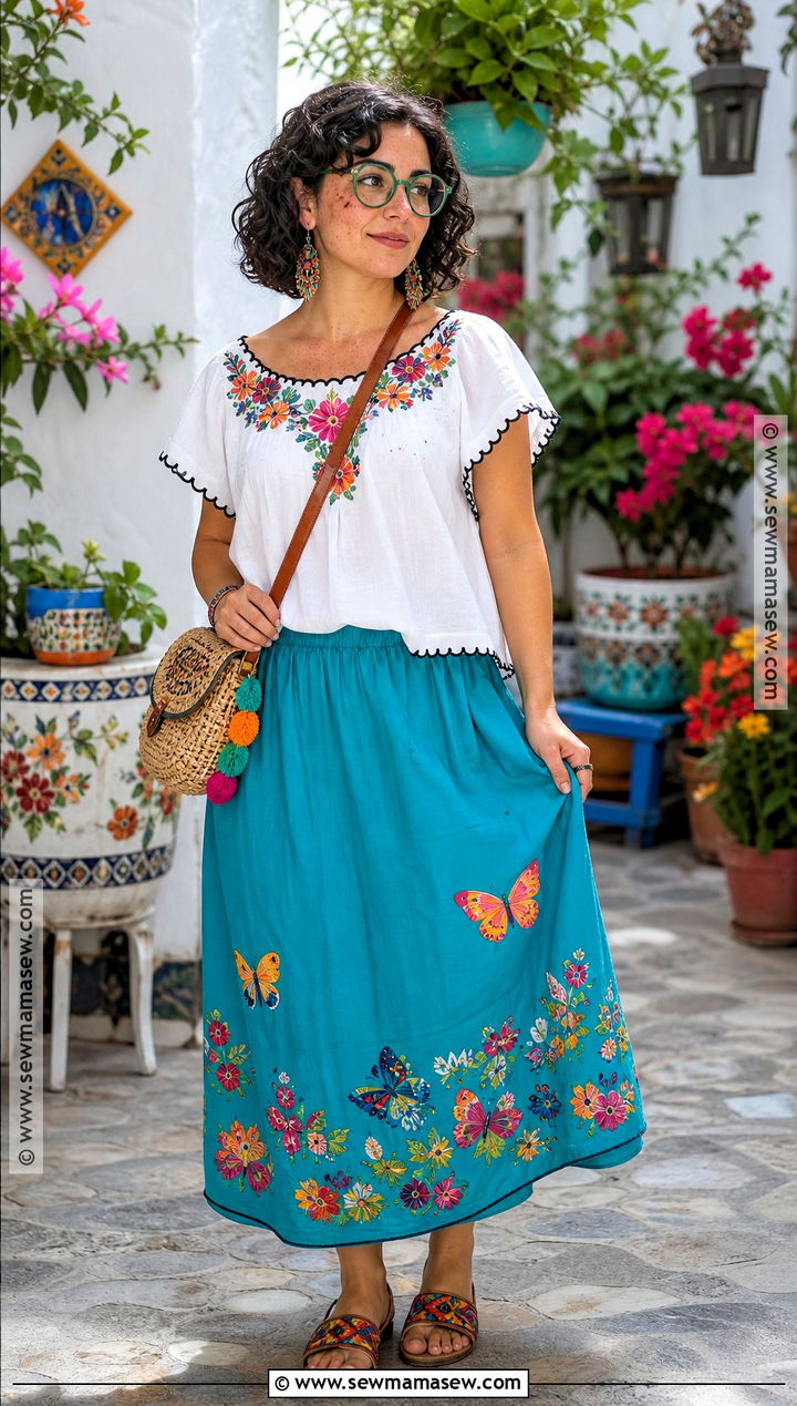 Mirabel Embroidered Skirt Costume - 30 movie character costumes for females