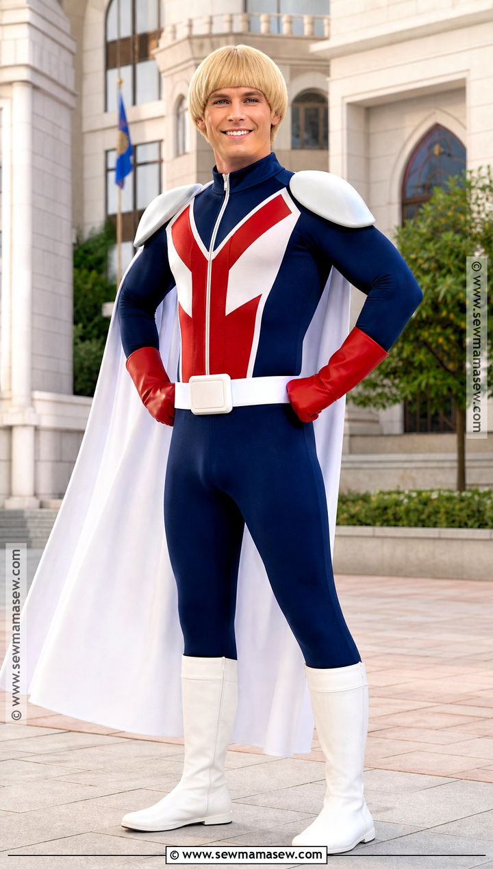 Mirio Togata Hero Costume With White Cape - 30 bnha hero costumes ideas