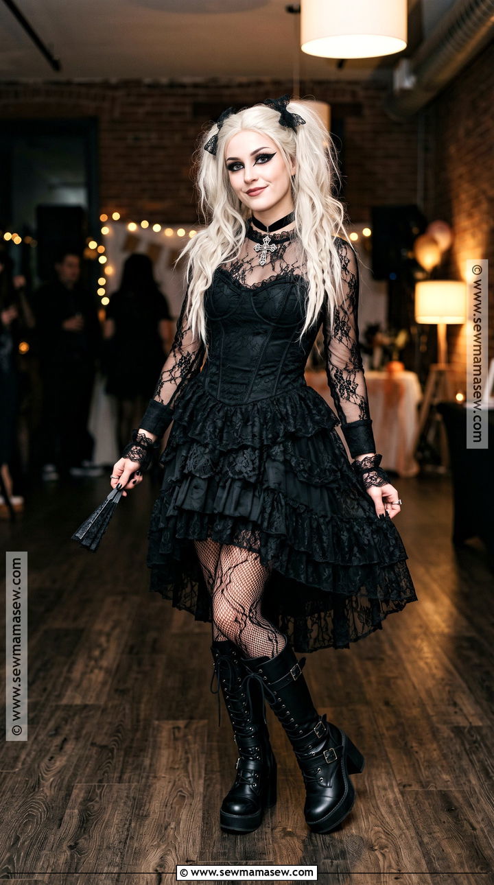 Misa Black Lace Dress Costume - 30 misa halloween costume ideas