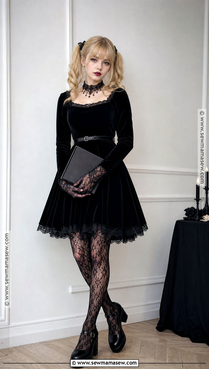 Misa Velvet Dress Costume - 30 misa halloween costume ideas