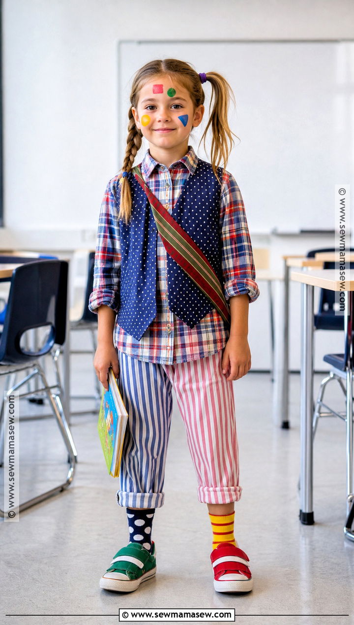 Mismatched Storybook Outfit - 30 dr seuss dress up days ideas