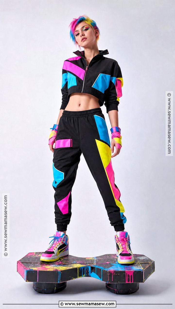 Miss Maia Neon Costume With Face Paint - 50 subway surfers costume ideas