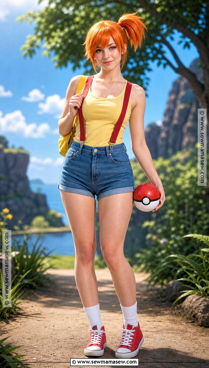 Misty Cosplay With Yellow Tank Top - 35 simple cosplay ideas