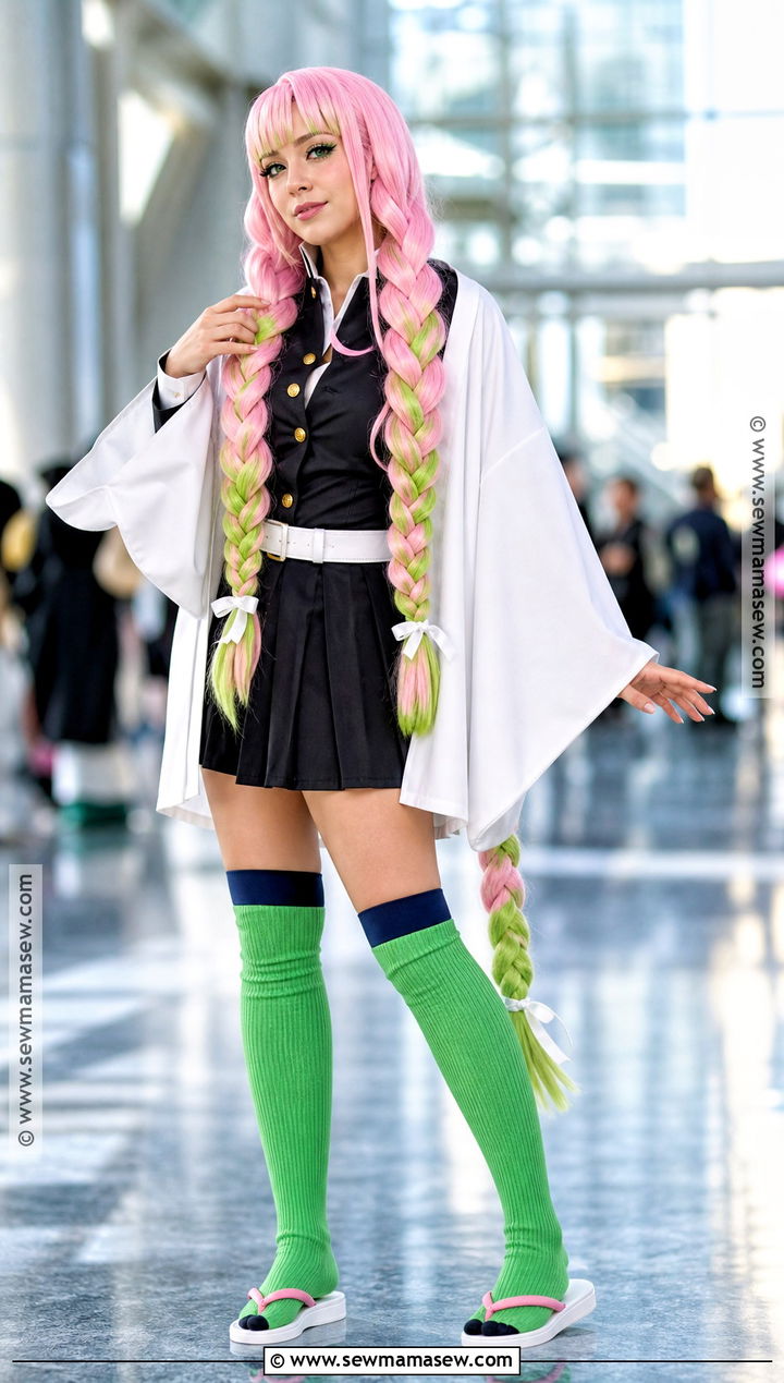Mitsuri Kanroji Cosplay Costume - 30 female cosplay anime ideas