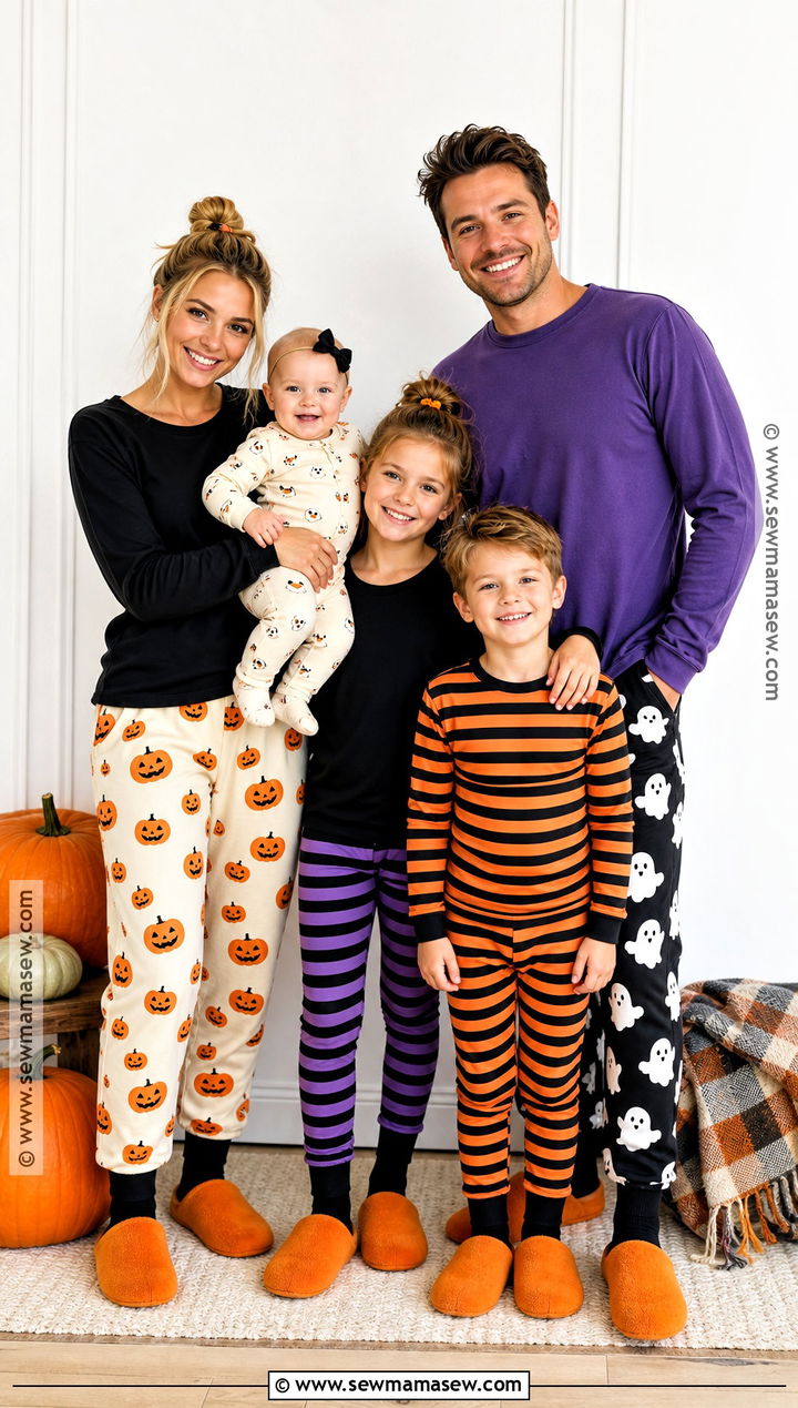 Mix And Match Family Halloween Pajamas - 30 matching halloween pajamas