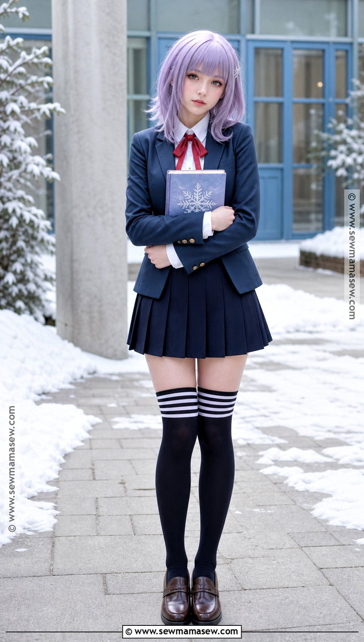 Mizore Shirayuki Cosplay With Light Purple Hair - 30 purple hair cosplay ideas