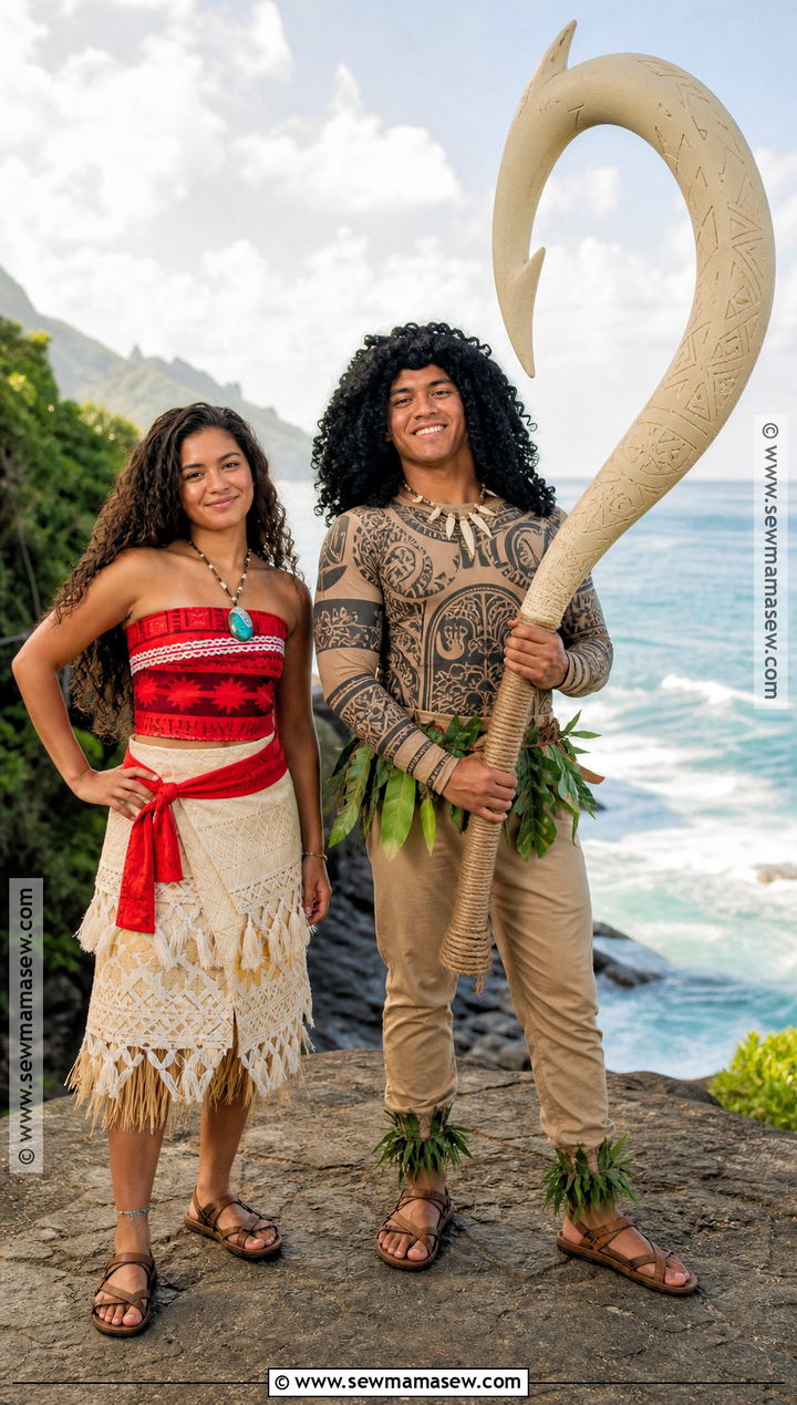 Moana And Maui Costume - 30 disney duo costumes