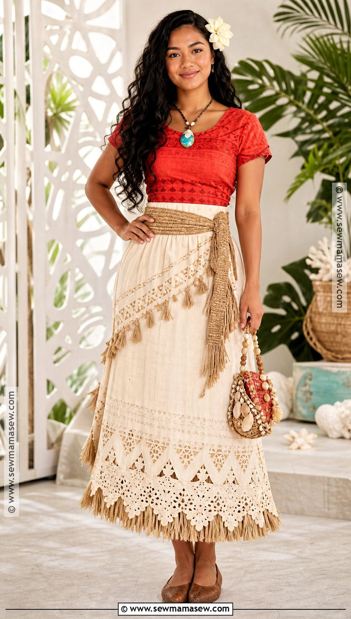 Moana Ceremonial Costume - 45 disney princess costumes