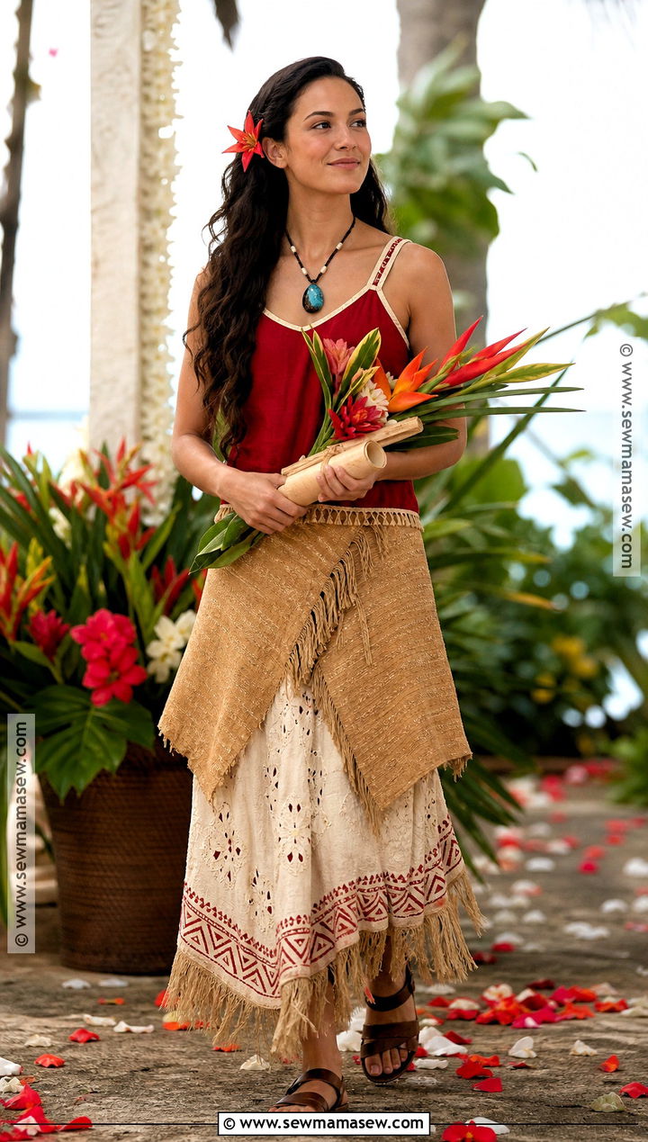Moana Island Ceremony Costume - 30 Disney Princess Costume Ideas