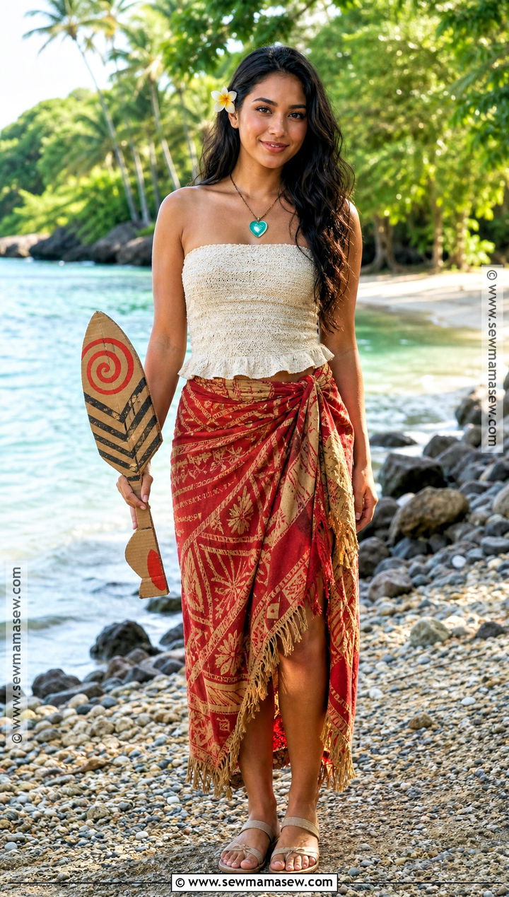 Moana Princess Costume With Island Skirt - 30 princess dress up ideas