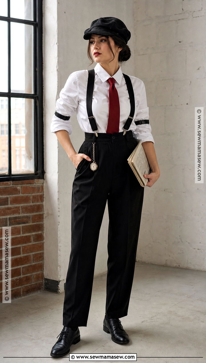 Mobster Costume With Suspenders - 30 mobster costume ideas for females