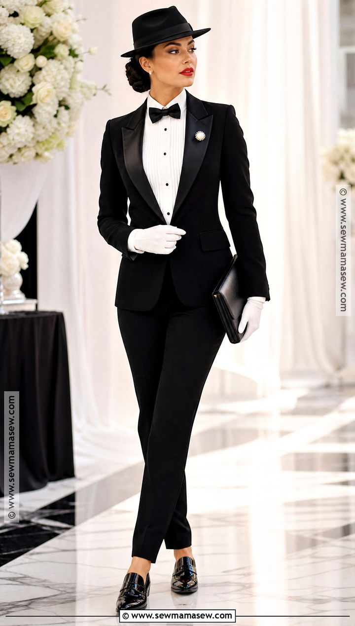 Mobster Costume With Tuxedo Jacket - 30 mobster costume ideas for females
