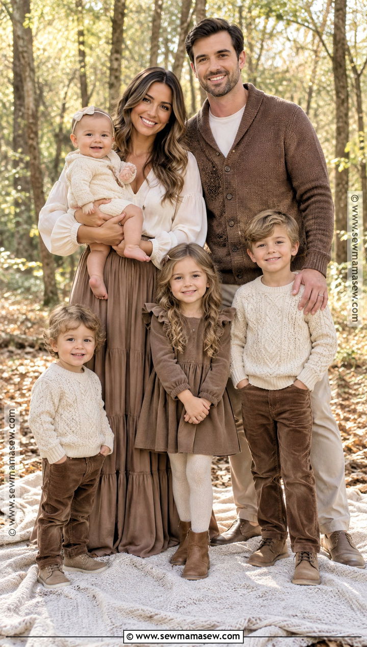 Mocha And Ivory Family Fall Picture Outfit - 15 family fall pictures outfits neutral