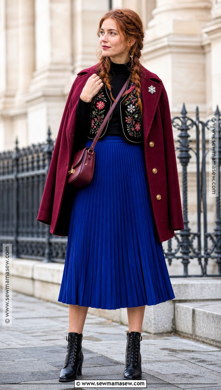 Modern Anna Costume With Midi Skirt - 30 anna halloween costume ideas
