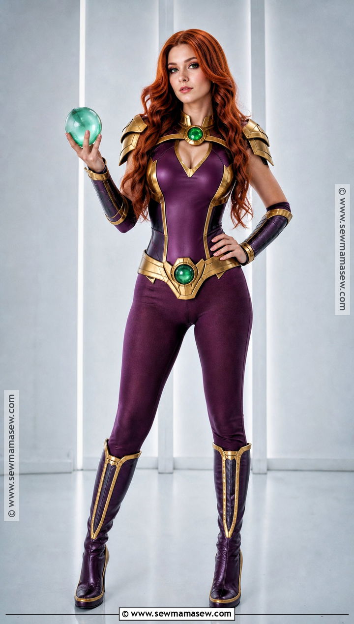 Modern Armored Starfire Costume - 50 starfire costume ideas