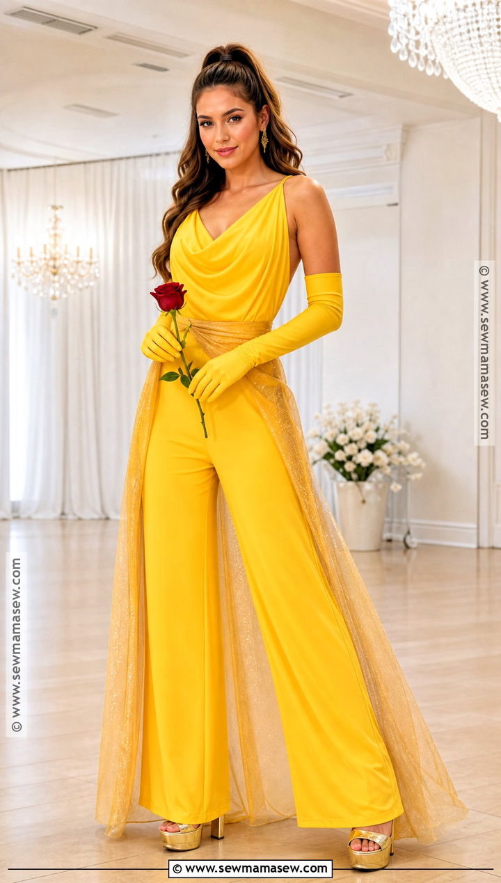 Modern Belle Jumpsuit Costume - 45 belle halloween costume ideas