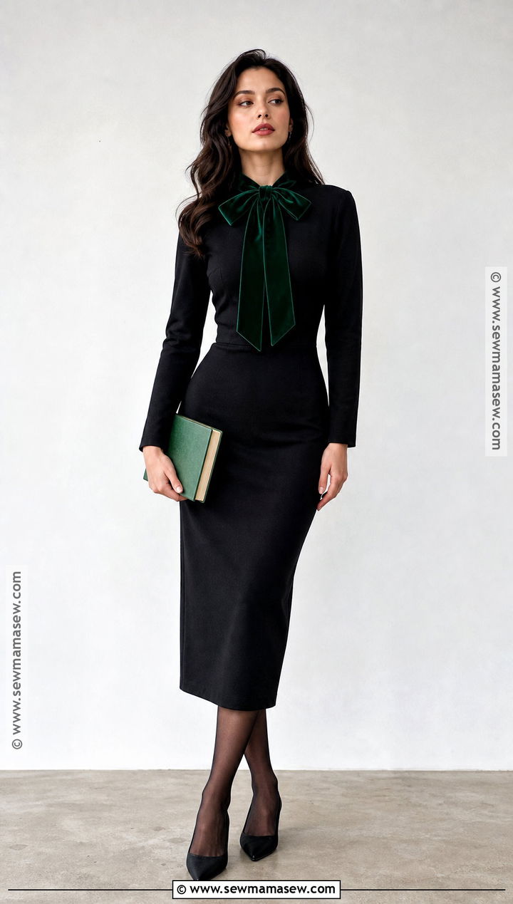 Modern Black Dress Green Ribbon Costume - 30 Girl With The Green Ribbon Costume Ideas