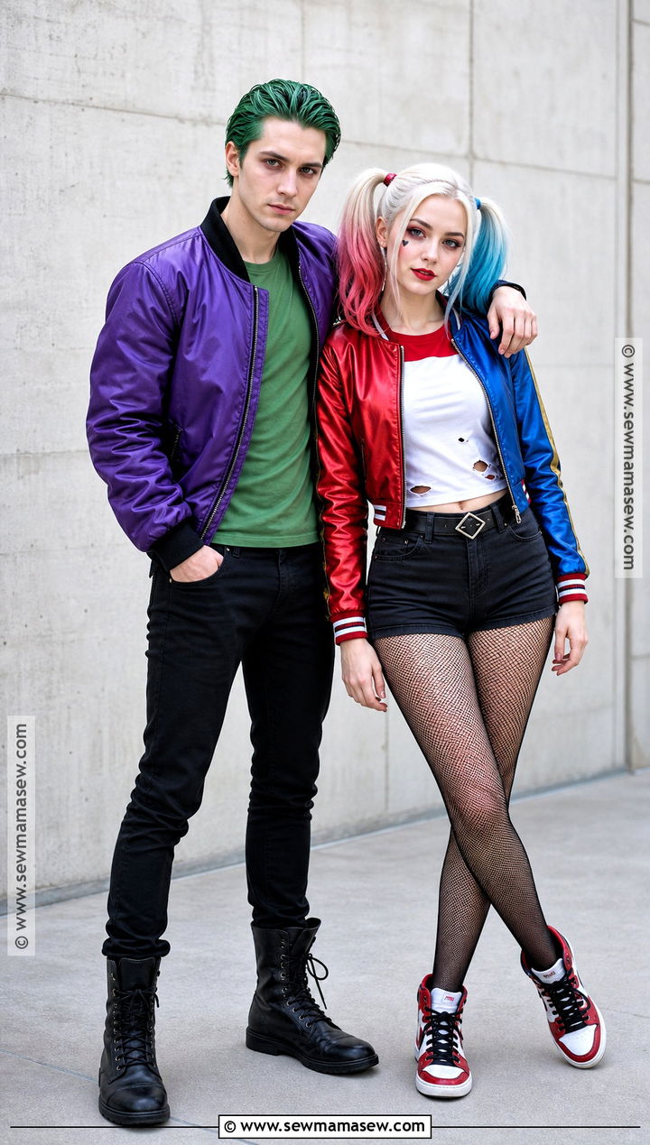 Modern Joker And Harley Quinn Couple Costume - 35 joker couple costume ideas