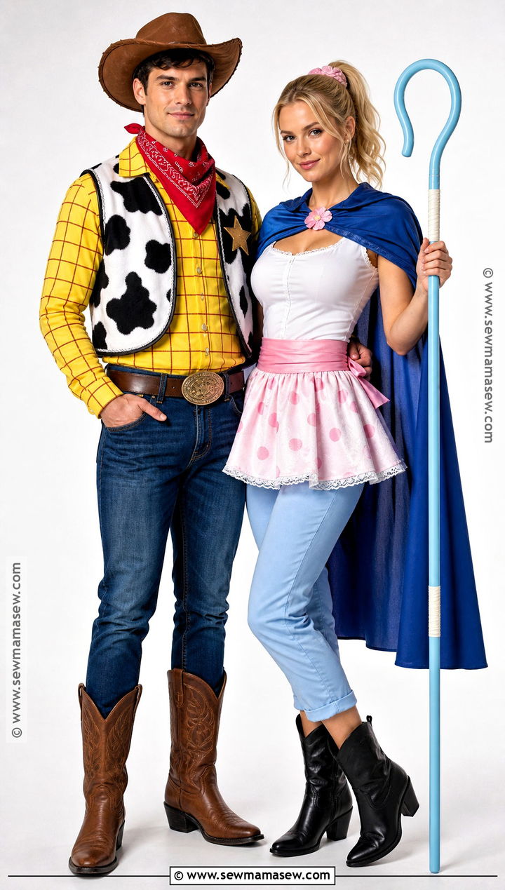 Modern Mashup Woody And Bo Peep Costume - 40 woody and bo peep costume ideas