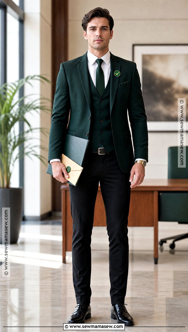Modern Mayor Green Clue Costume With Green Blazer - 30 Clue Halloween Costume Ideas