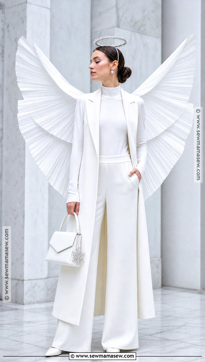 Modern Minimalist Snow Angel Costume - 30 snow angel costume ideas