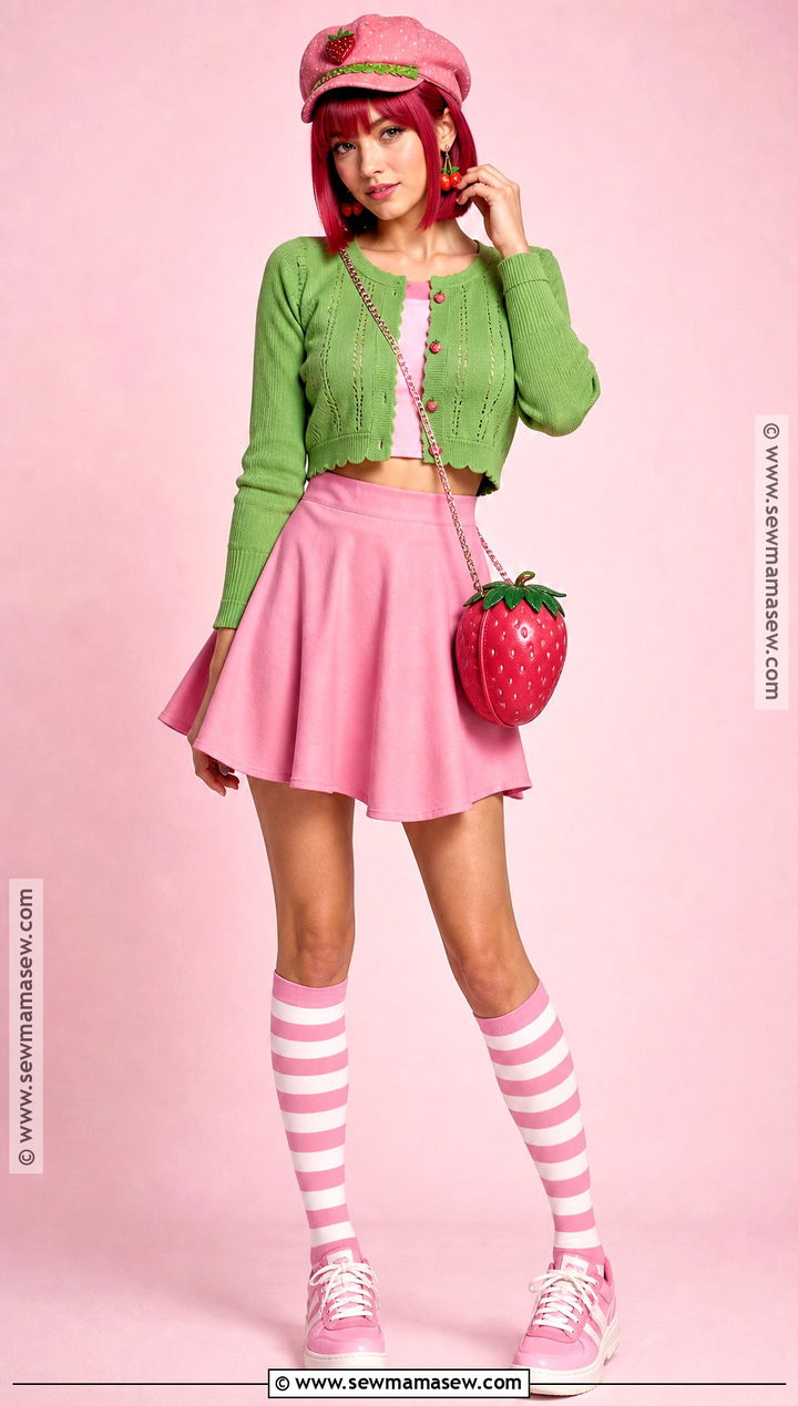 Modern Strawberry Shortcake Costume - 50 strawberry shortcake costume ideas
