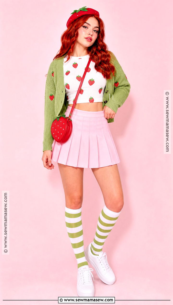 Modern Strawberry Shortcake Costume - 30 strawberry shortcake and friends costume ideas