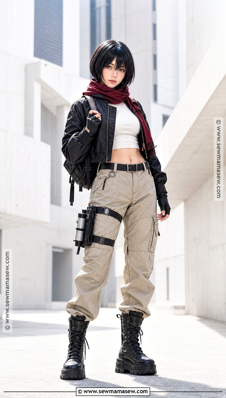 Modern Streetwear Mikasa Cosplay - 45 mikasa cosplay ideas