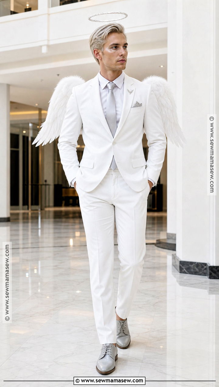 Modern Suit Angel Costume For Men - 30 angel costume ideas for men