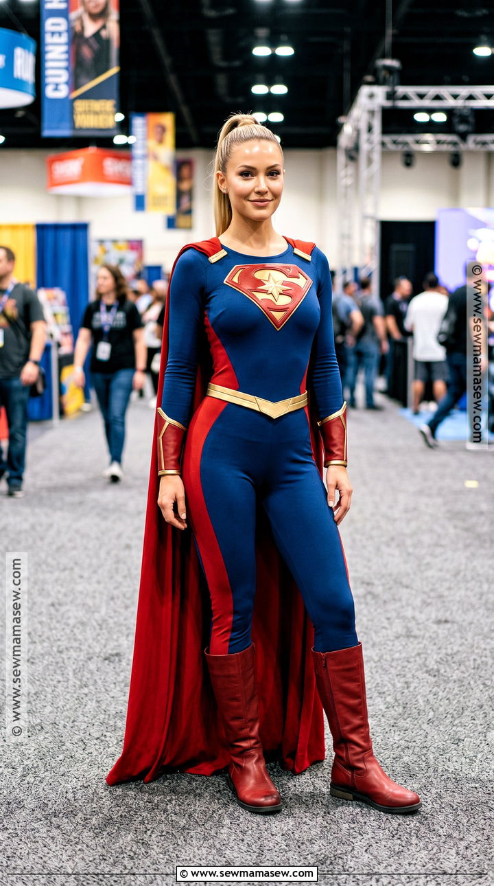 Modern Supergirl Pants Costume - 30 Super Girl Costume Ideas for Women
