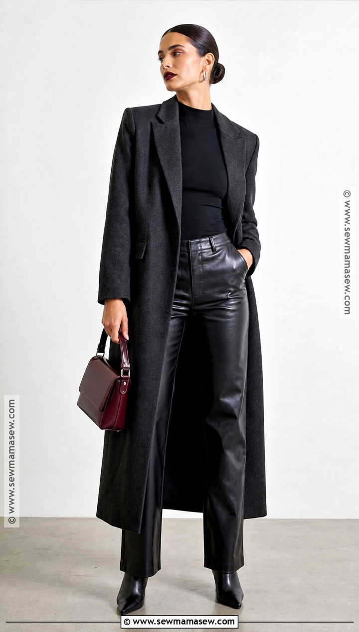 Modern Vampire Outfit With Leather Pants - 50 vampire outfit ideas