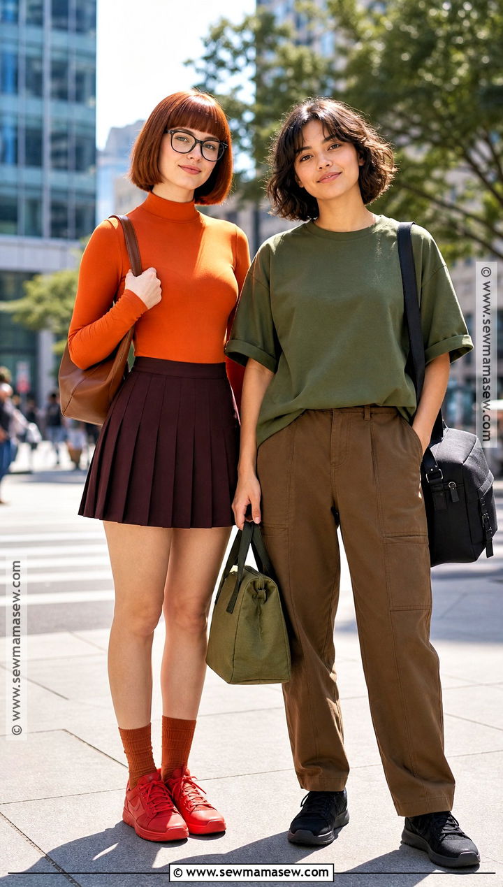 Modern Velma and Shaggy Costume - 35 velma and shaggy costume ideas