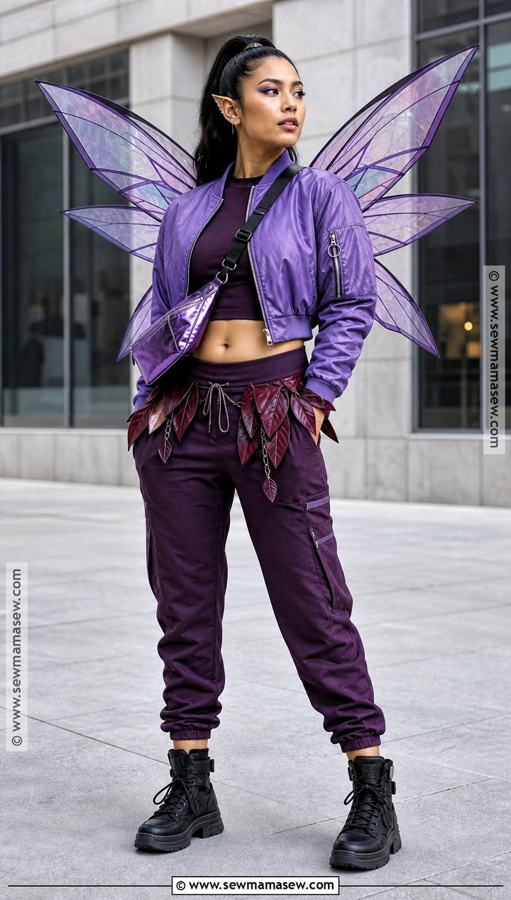 Modern Vidia Costume With Purple Streetwear - 35 vidia costume ideas