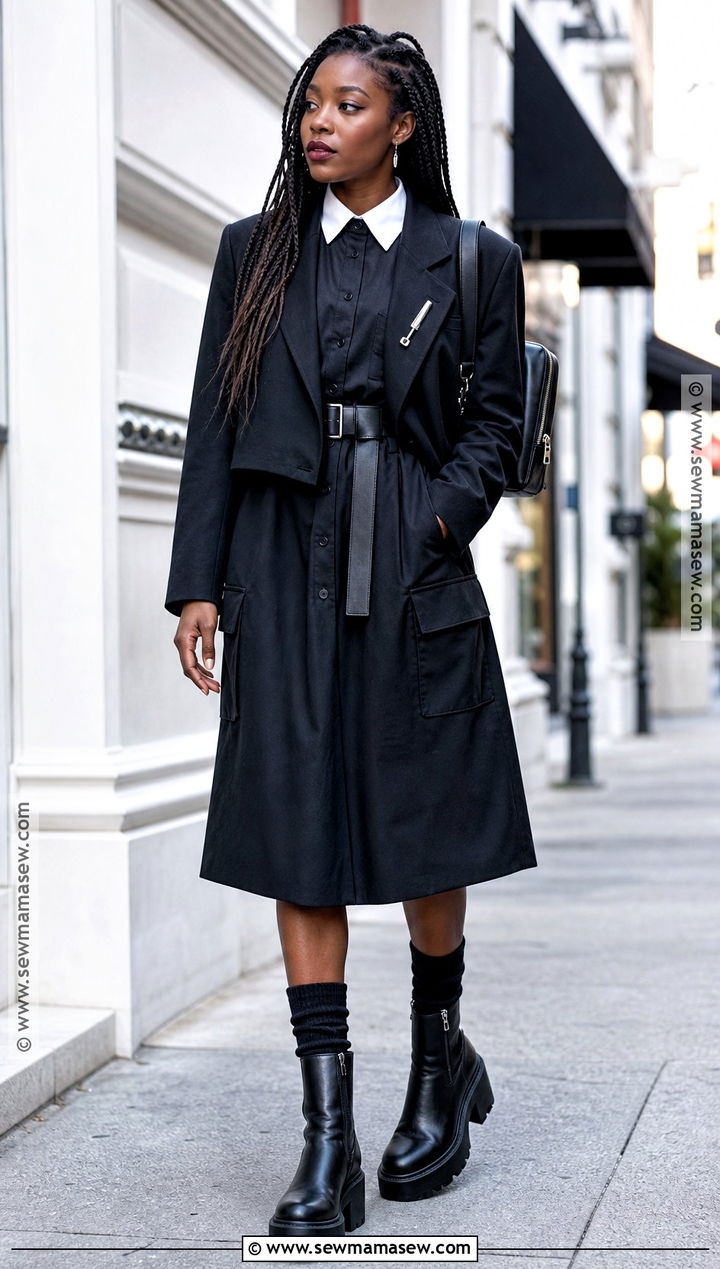 Modern Wednesday Addams Streetwear Dress - 30 wednesday addams dress ideas