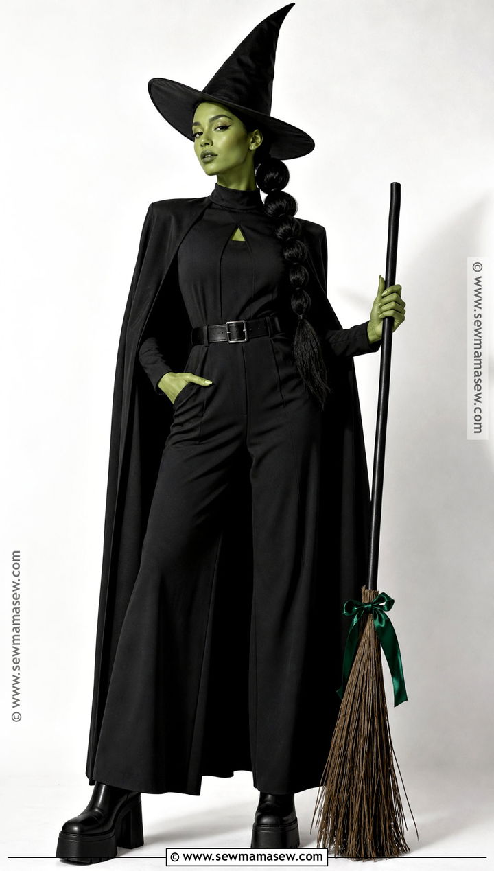 Modern Wicked Witch Costume With Jumpsuit - 30 bad witch wizard of oz costume ideas