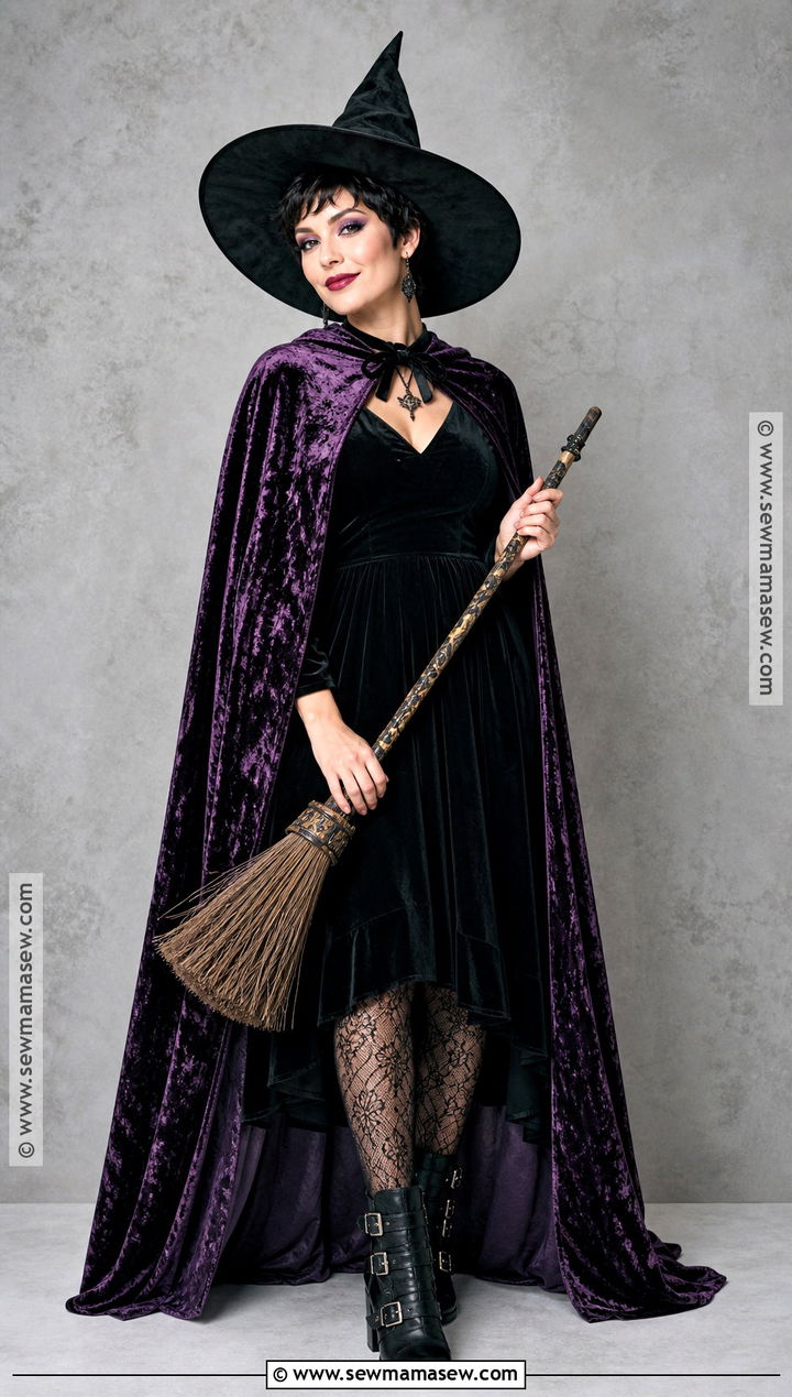 Modern Witch Costume - 35 short hair halloween costumes for women