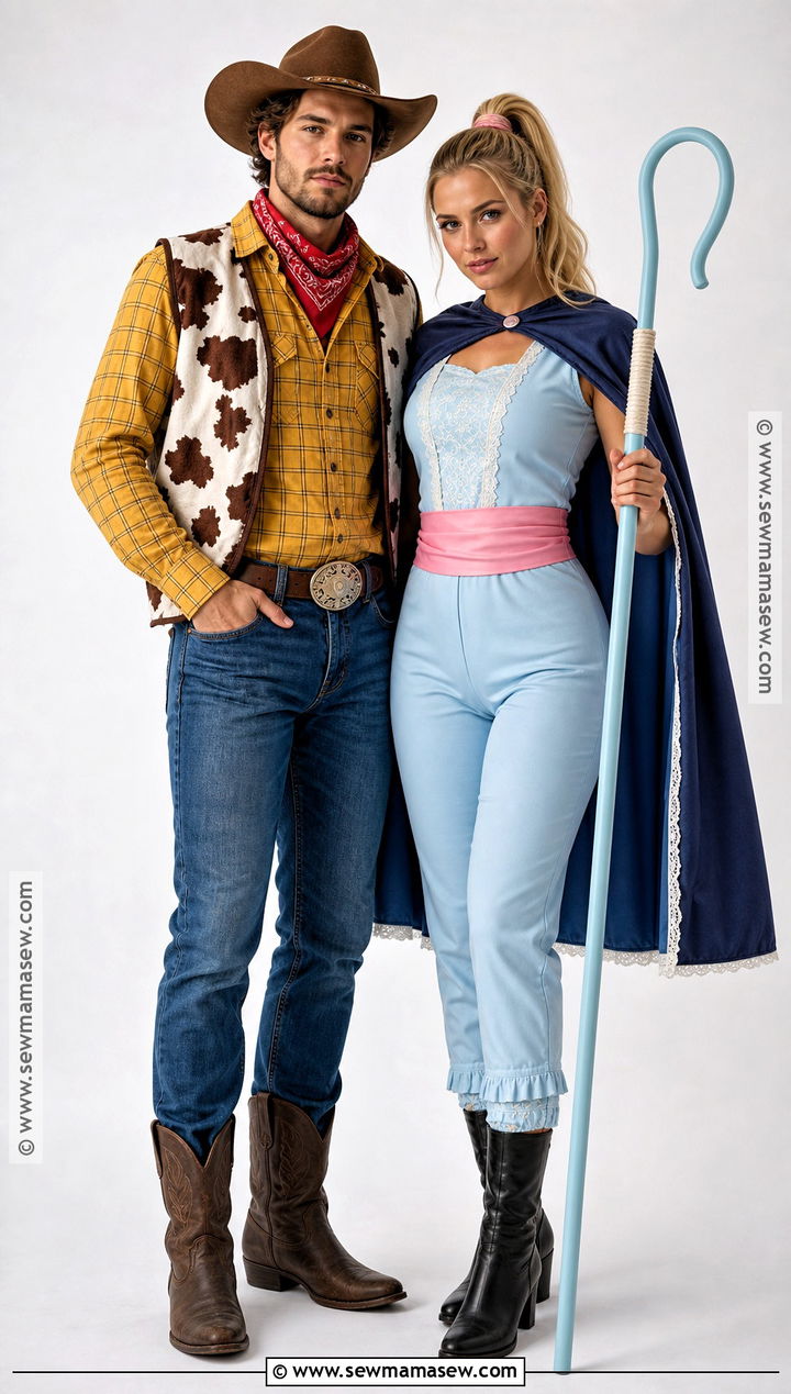 Modern Woody And Bo Peep Adventure Costume - 40 woody and bo peep costume ideas