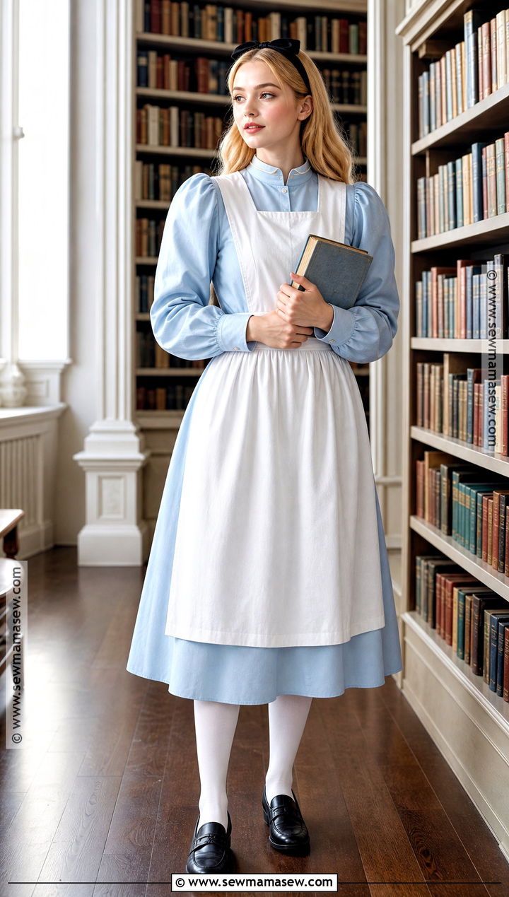 Modest Alice Costume With Midi Dress - 40 alice costume ideas