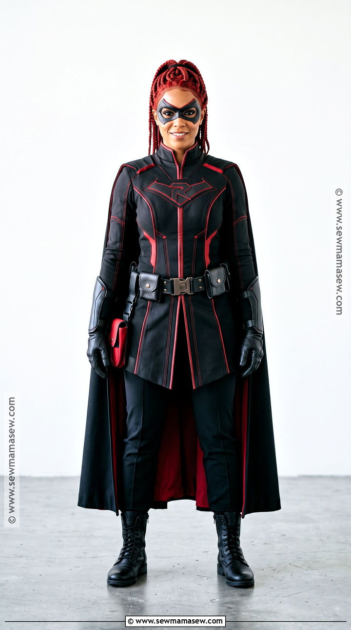 Modest Batwoman Costume With Long Tunic - 40 Batwoman Costume Ideas