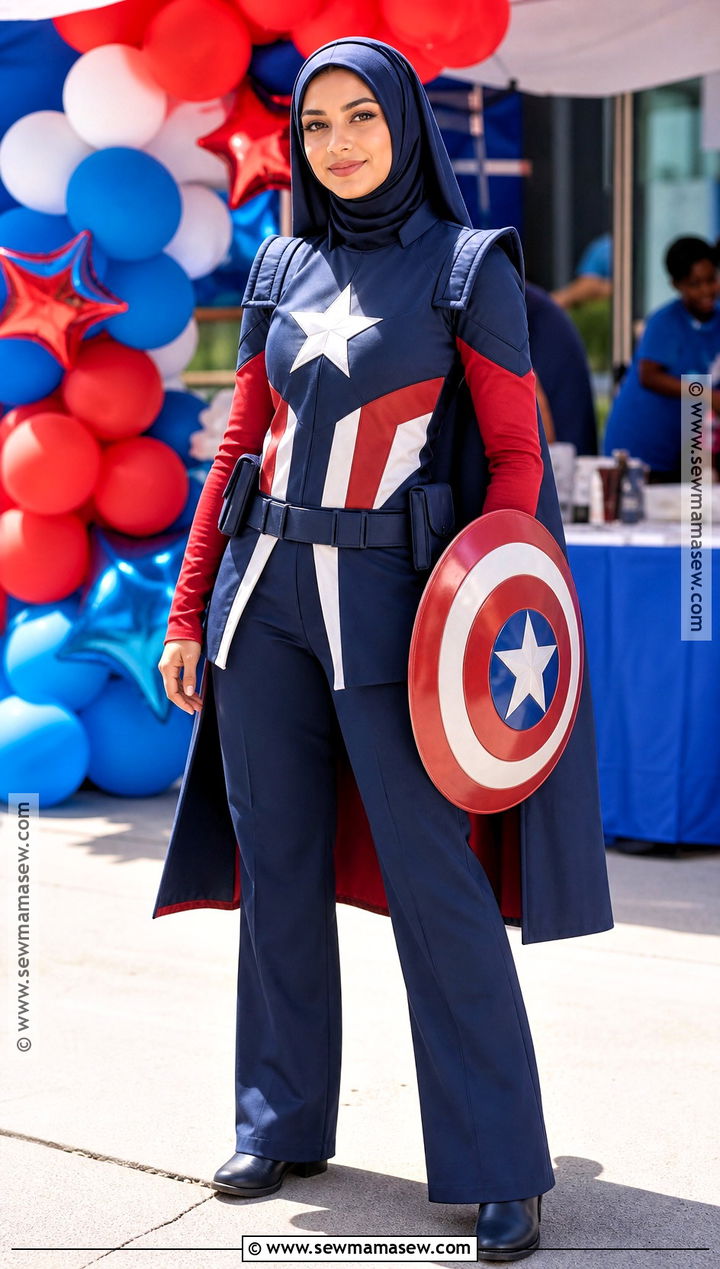 Modest Captain America Costume - 30 Captain America Costume Ideas for Women