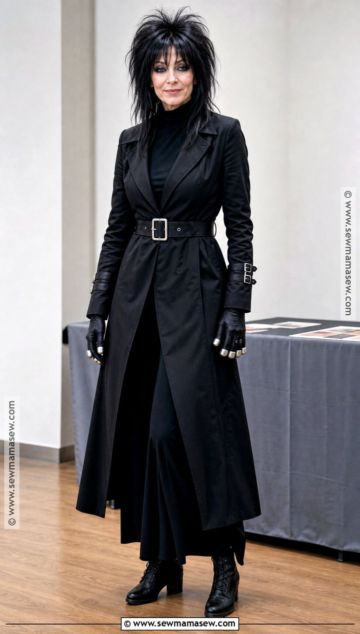 Modest Edward Scissorhands Costume With Wide Leg Pants - 30 Edward Scissorhands Costume Ideas for Women