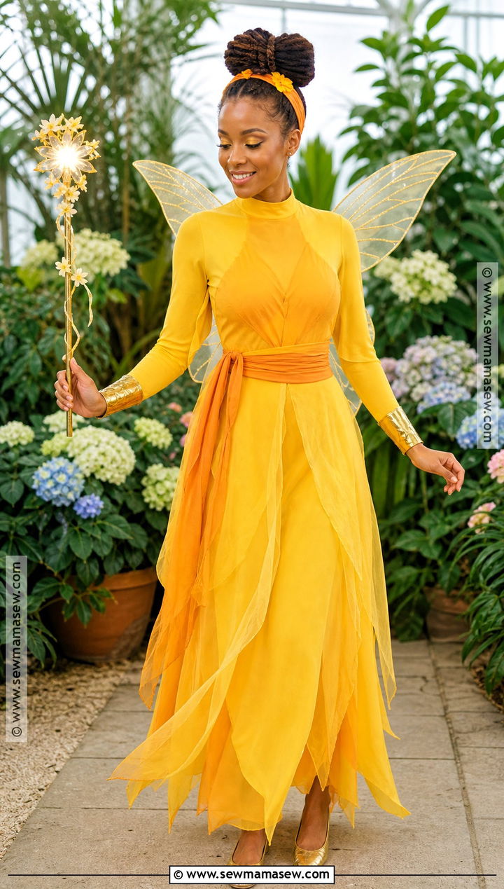 Modest Iridessa Costume With Layered Dress - 35 iridessa costume ideas