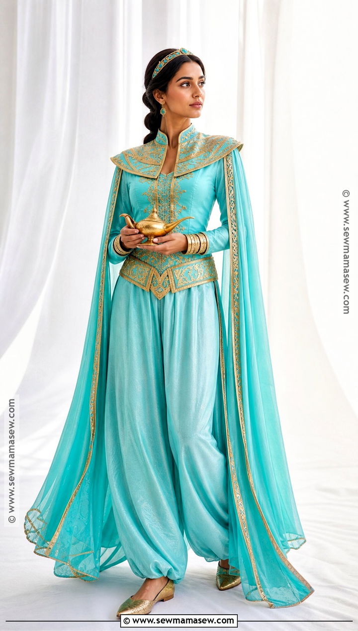 Modest Jasmine Costume With Long Sleeves - 35 Jasmine Costume Ideas