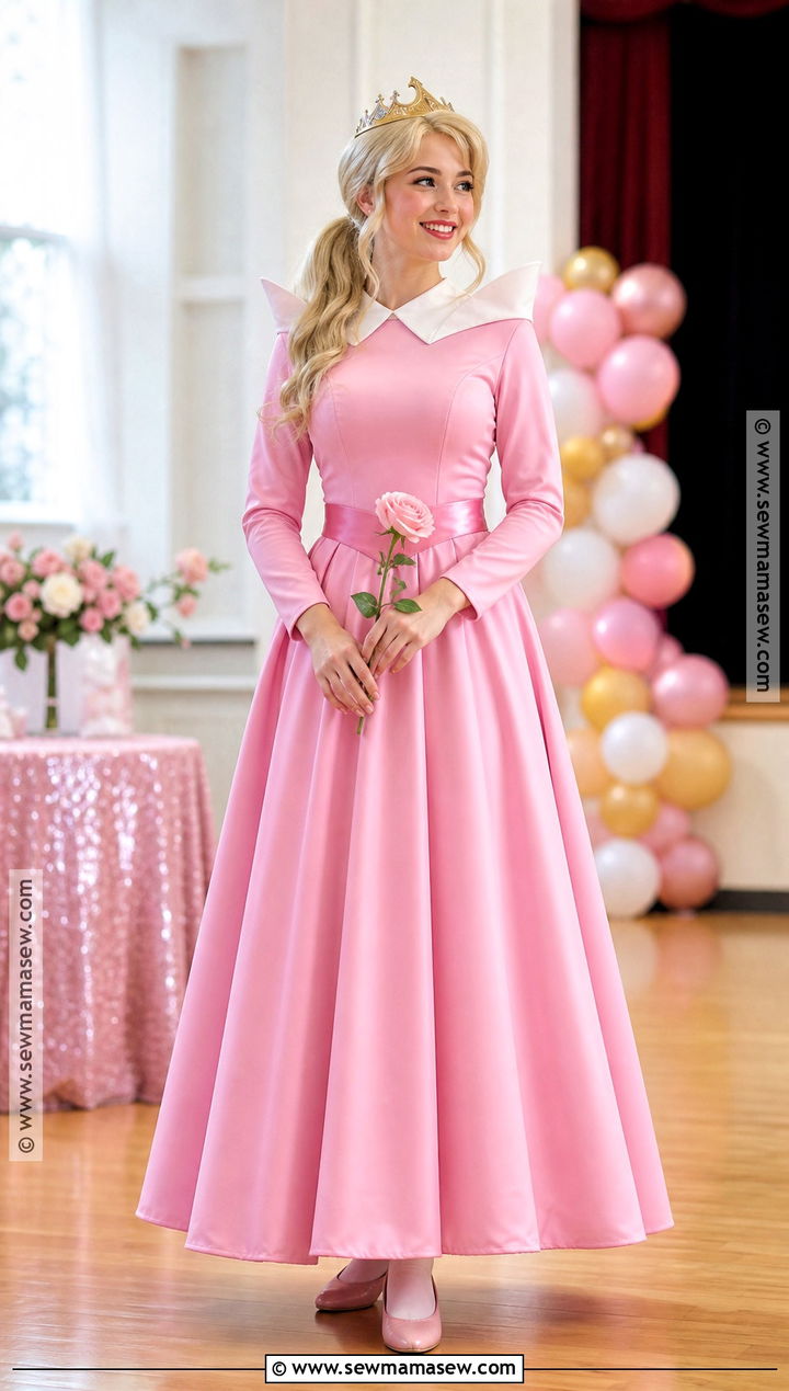 Modest Long Sleeve Aurora Costume - 35 Aurora Sleeping Beauty Costume Ideas