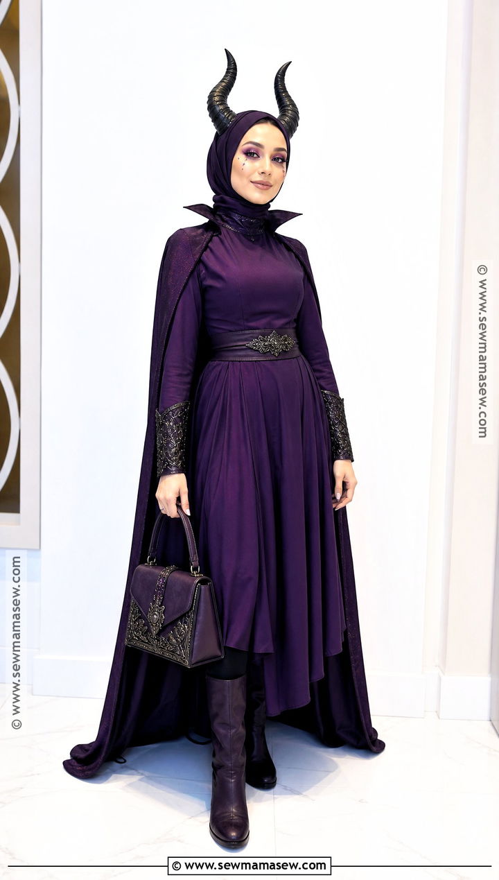 Modest Long Sleeve Demon Dress Costume - 30 demon dress ideas
