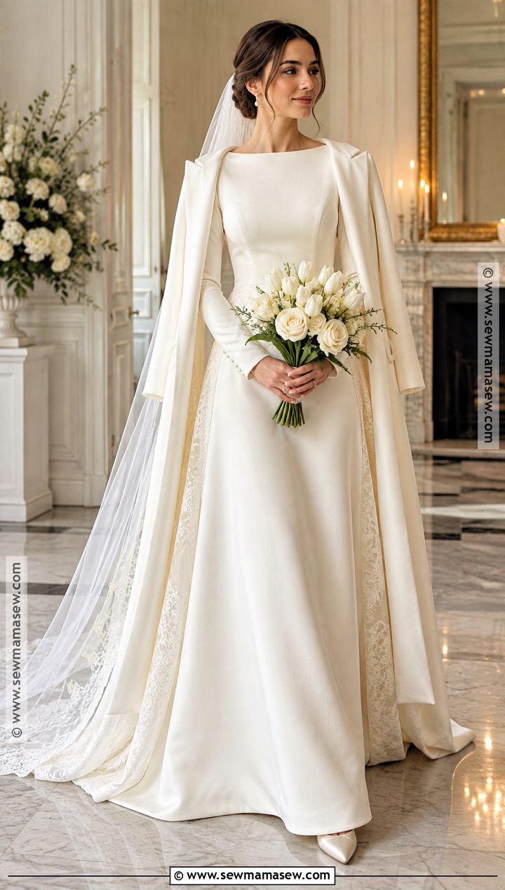 Modest Long Sleeve Fall Wedding Gown - 20 fall wedding gowns